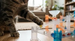 Understanding pet behaviour using a ball track toy vs food puzzle toy assessment